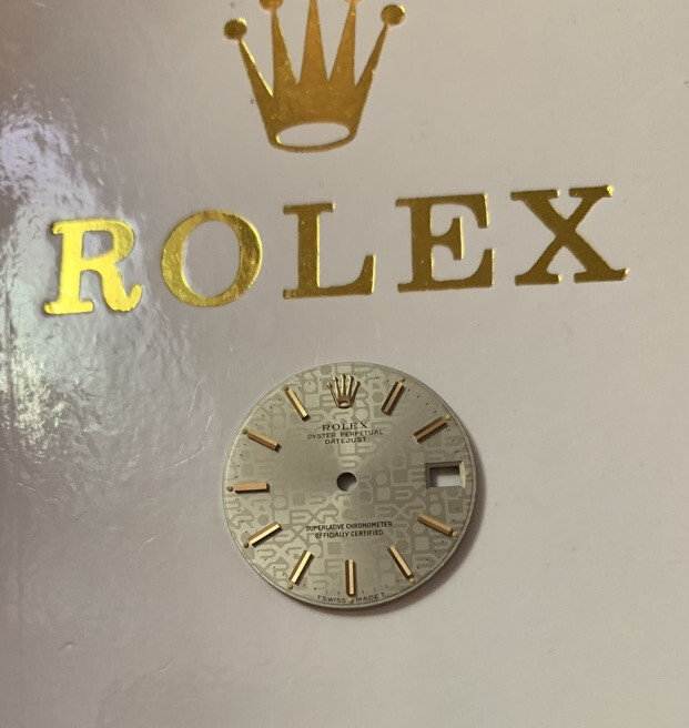 Authentic Rolex Datejust 31mm Gold Jubilee Dial Pie Pan Genuine Mint Condition