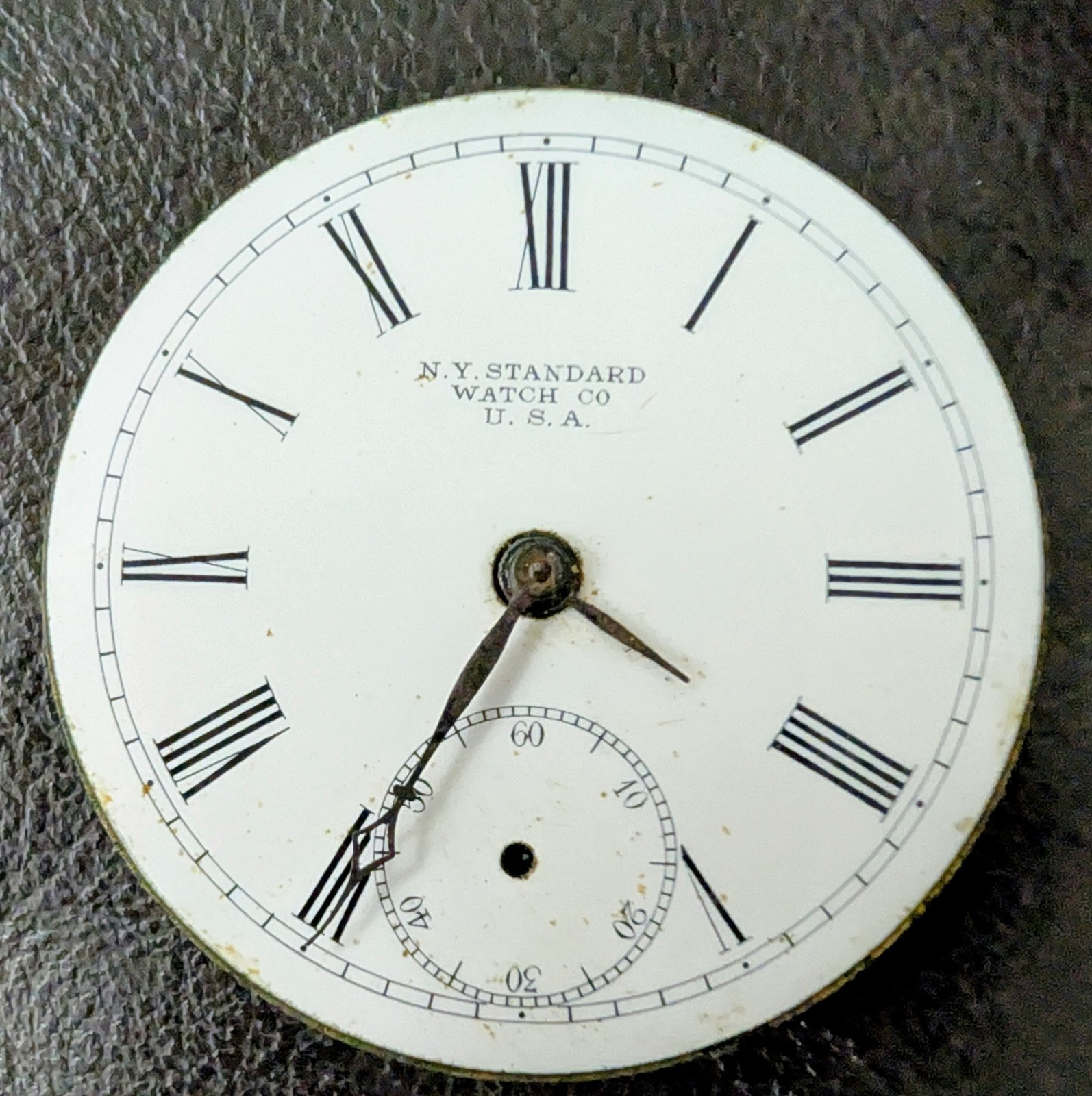 Antique 1901 New York Standard Watch Co Movement Grade 60 Model 8 Size 18 s