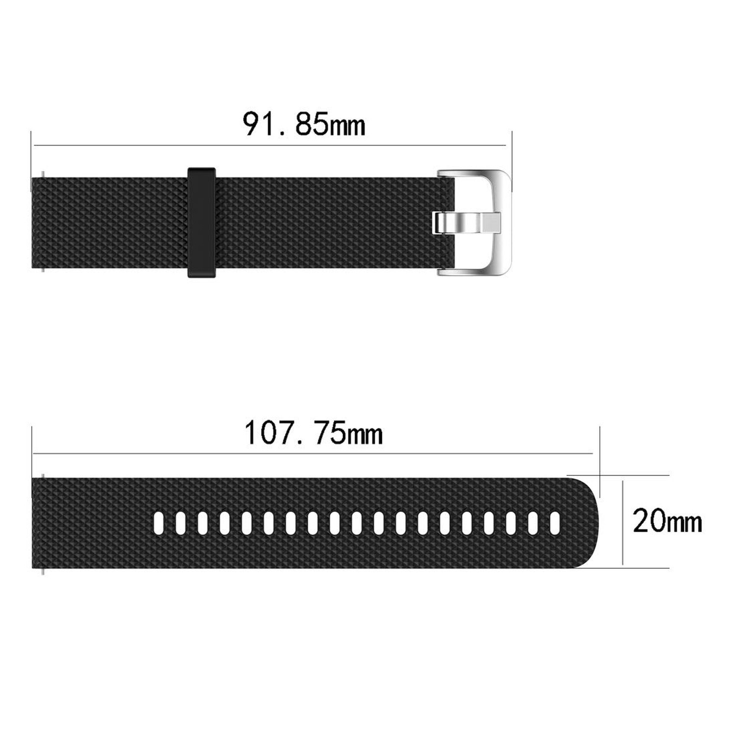 LOKEKE for Timex Expedition Replacement Wrist Band – 20mm Replacement Silicon…