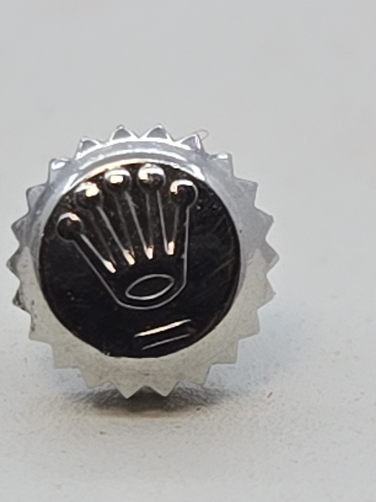 Rolex Crown 6mm , 24 604 0 , Stainless Steel, A Condition ,