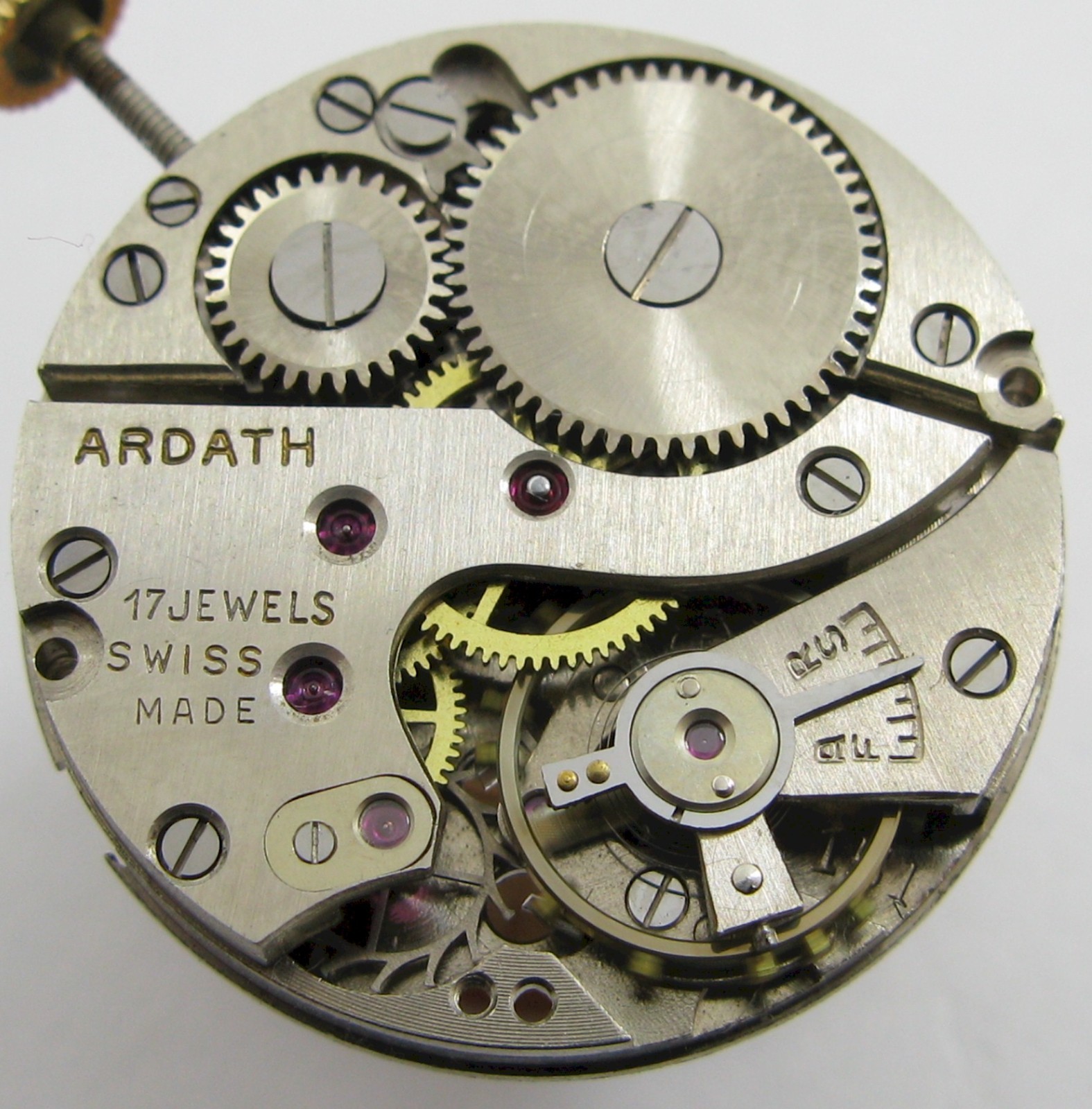 Arogno 151 Ardath watch movement 17 jewels for part …
