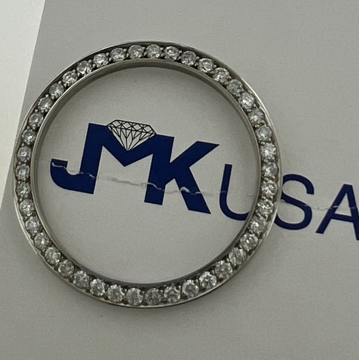 LAB GROWN Mens Steel Diamond Bezel For Rolex 36mm 2.00 Cts LAB GROWN DIAMONDS