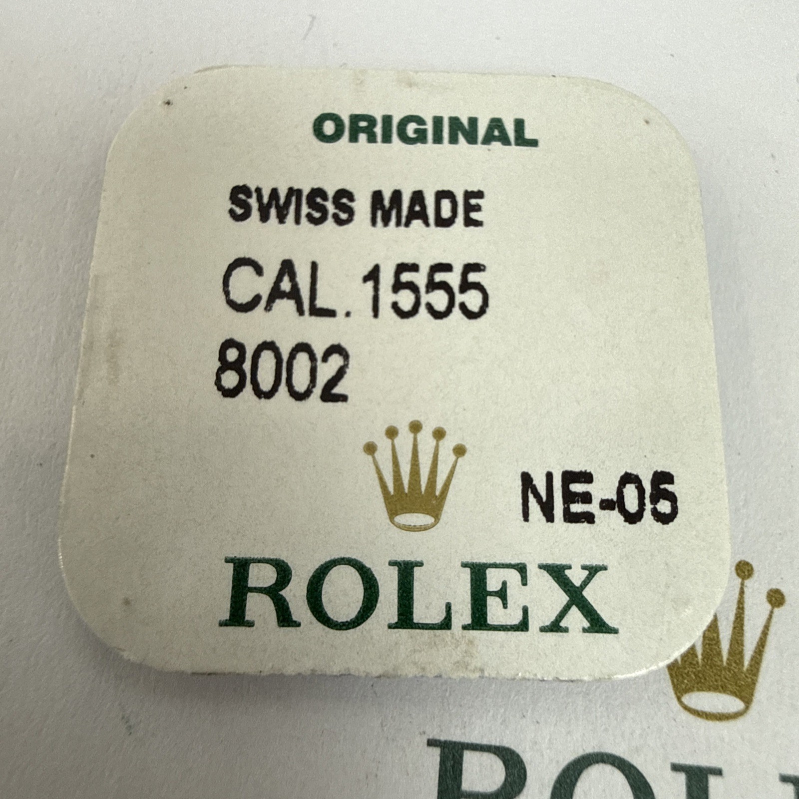 GENUINE Authentic Rolex 1555 1556 8002 Center Second Wheel New Factory Sealed