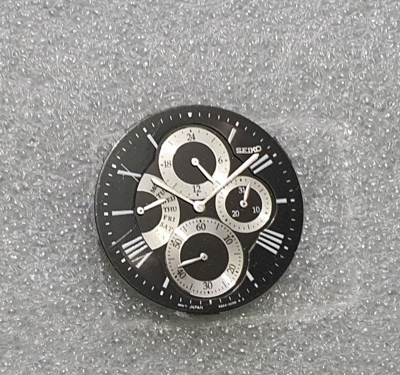 Seiko Chronograph 7T92-0RP8 Watch Dial Part Genuine Seiko Dial Part