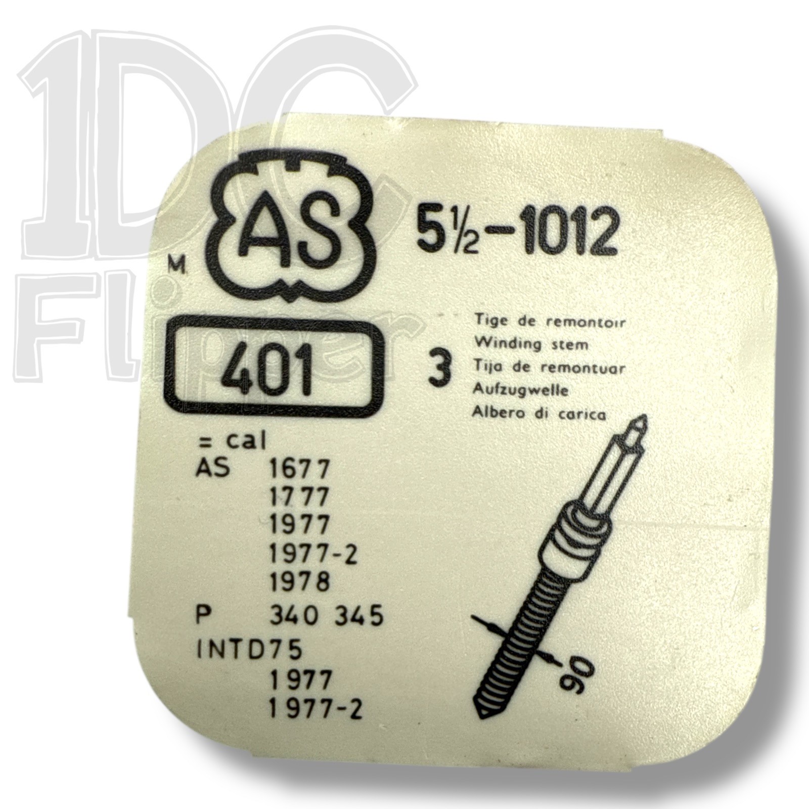 AS 1012 WINDING STEM BestFit 200/898F, 0.90, 14.0mm Fits Multiple, Read