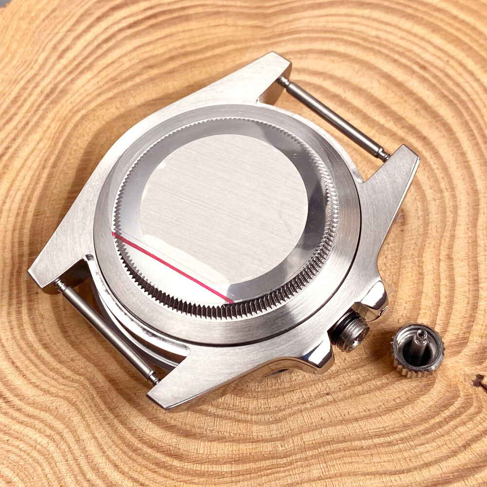 40mm Diver Style Watch Case Cyclops Magnifier Sapphire 20BAR Fit for NH35 PT5000