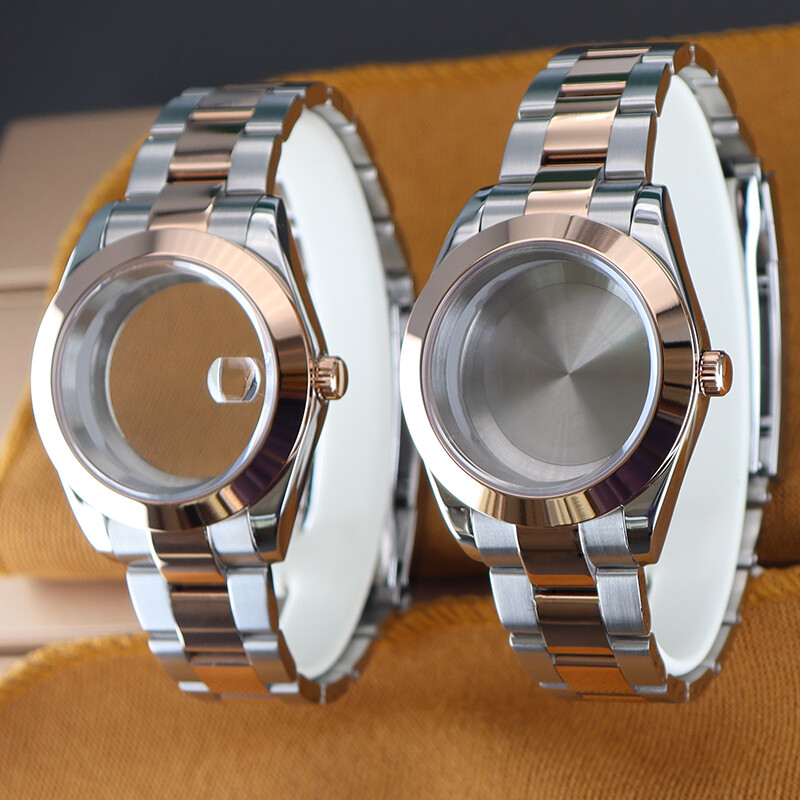 36mm 39mm Watch Case Classic Datejust Mod Inclined Bezel For Seiko NH35 NH34/36