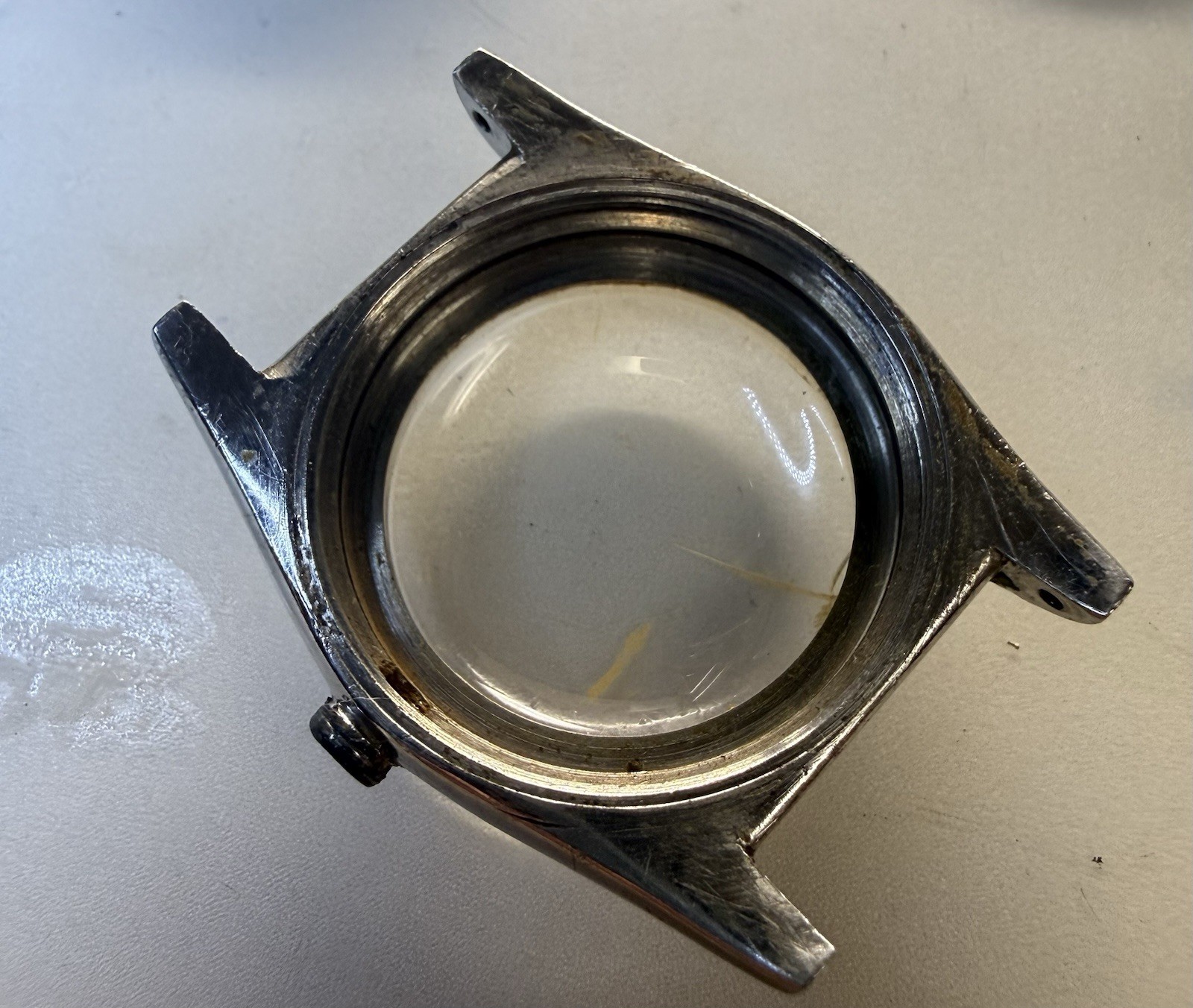Vintage SS Rolex Bubble back 2940 Complete Case