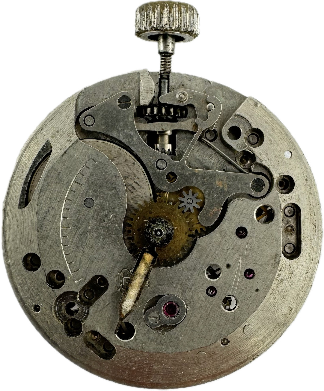 Vintage 26mm Emil Langer Mechanical Men’s Wristwatch Movement Peseux 190 Swiss