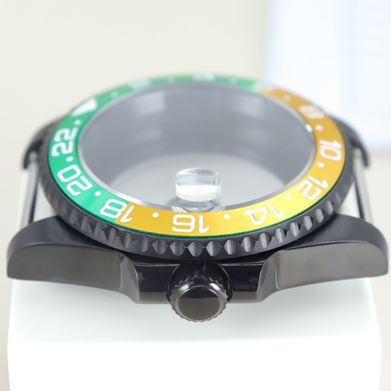 40mm Modify gmt master Mods Two-tone Watch Cases Diving 10ATM For NH34 35 36 38