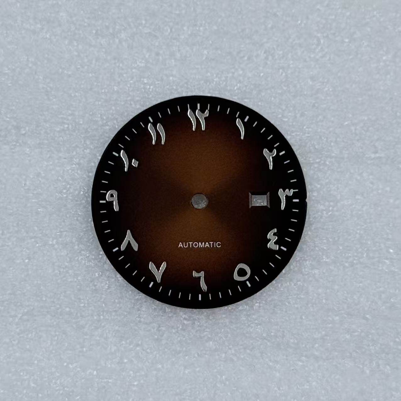 24.5mm Middle East Numbers Watch Dial No Lume For NH05 Movement Watch Parts