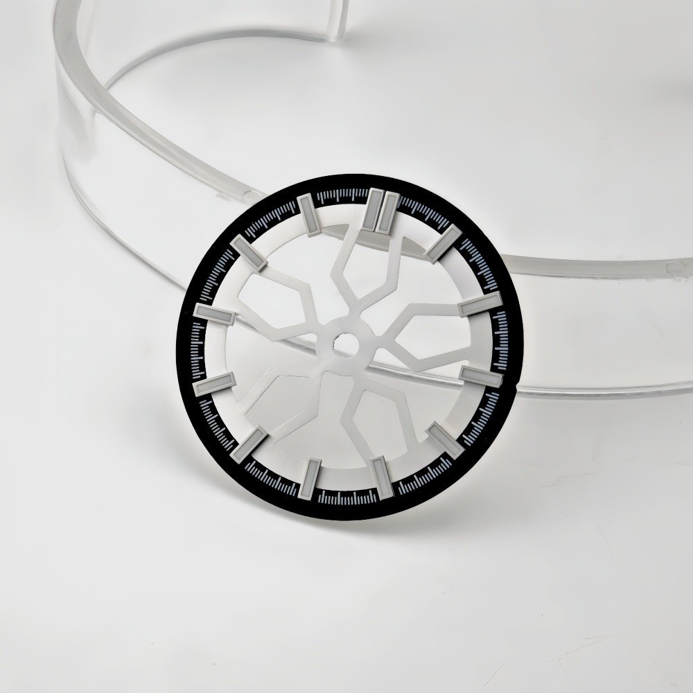 28.5mm NH35 Skeleton Dial Fit NH70 NH38 Openwork Mechanical Watch Part