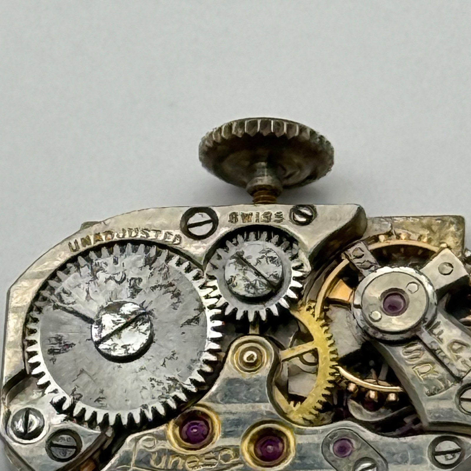 Lunesa L21 Watch Movement 17 Jewels Swiss Manual Wind Parts Repair 12.9mm