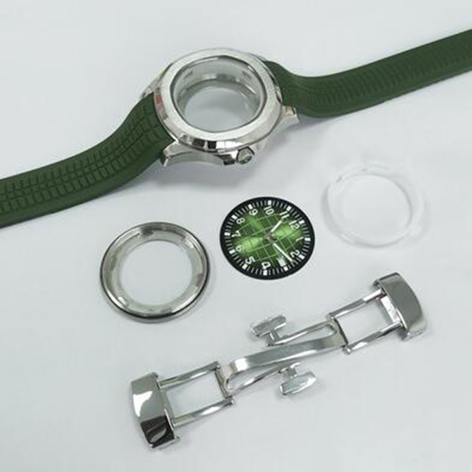 Watch Case Dial Hands Strap Accessories for NH35/36/4R/7S Movement