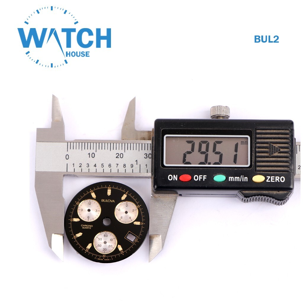 BULOVA Dial Swiss-Made FIT ETA 251.264 or 251.262, Size 29.50mm.