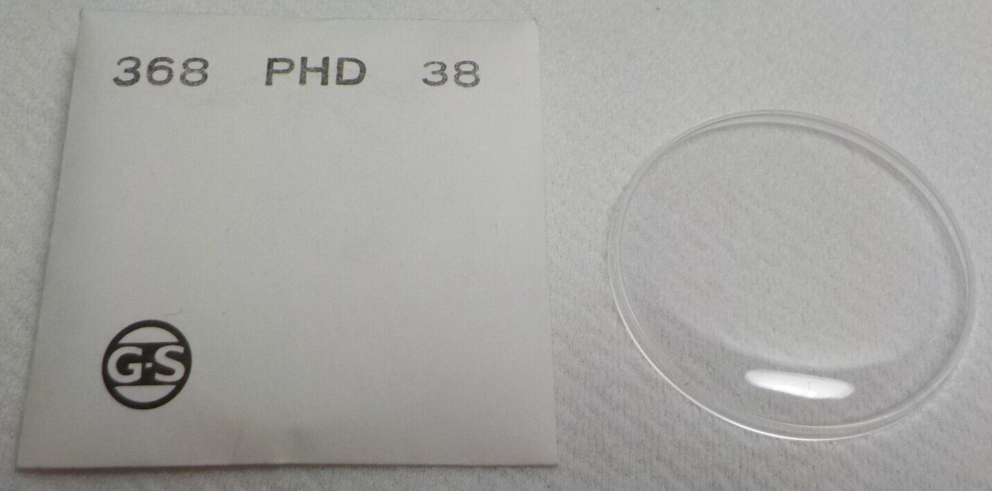 GS FLEXO WATCH CRYSTAL REPLACEMENT PART 368 PHD 38 WATCHMAKER #25