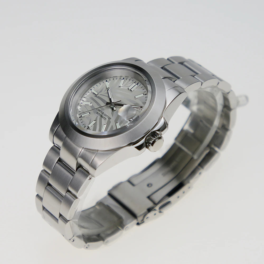 316L Steel Shiny Brushed Pilot Bezel 41mm With Gasket For SKX Style Case Mod