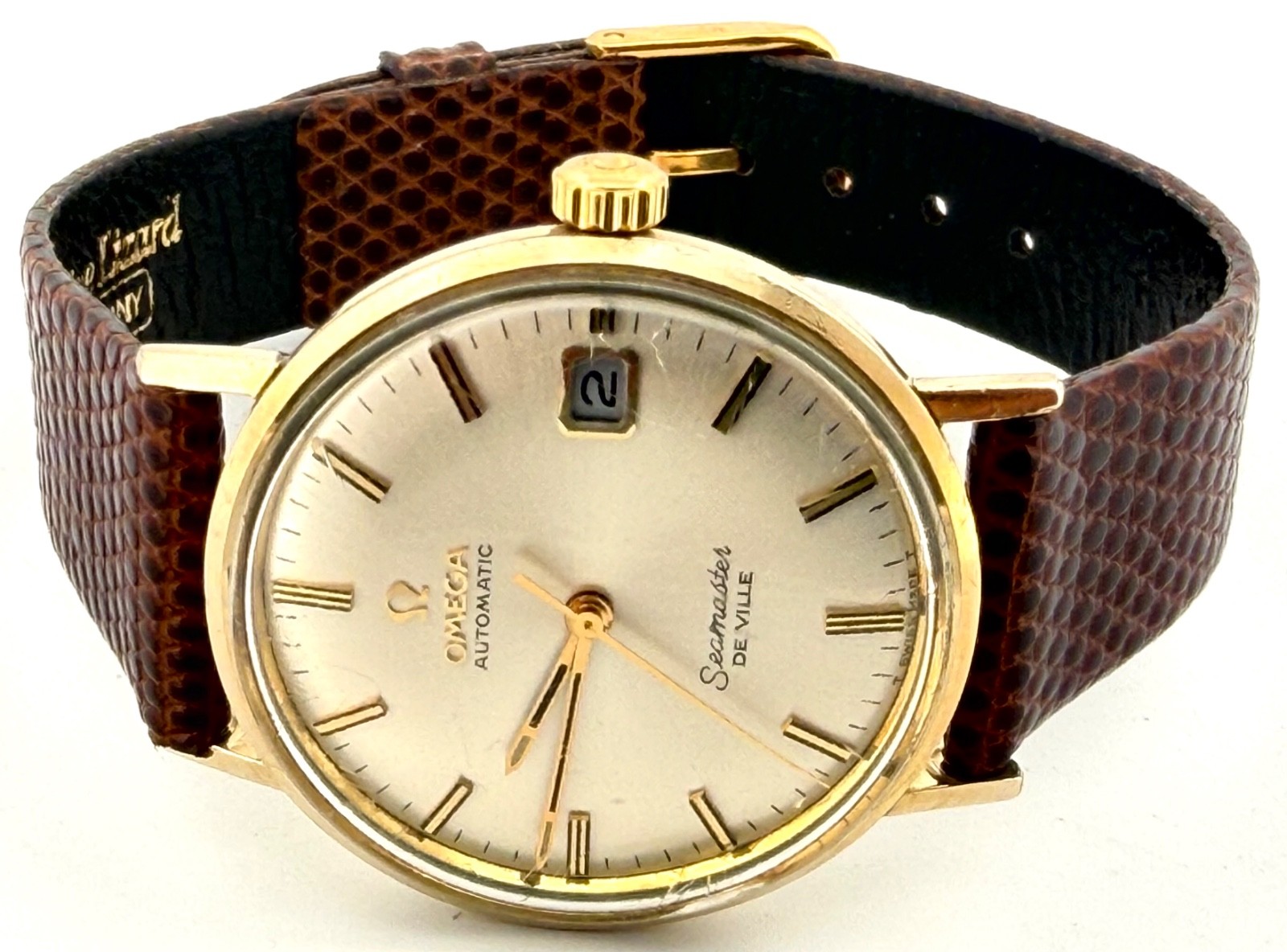 VINTAGE OMEGA SEAMASTER DE VILLE 14K GOLD FILLED