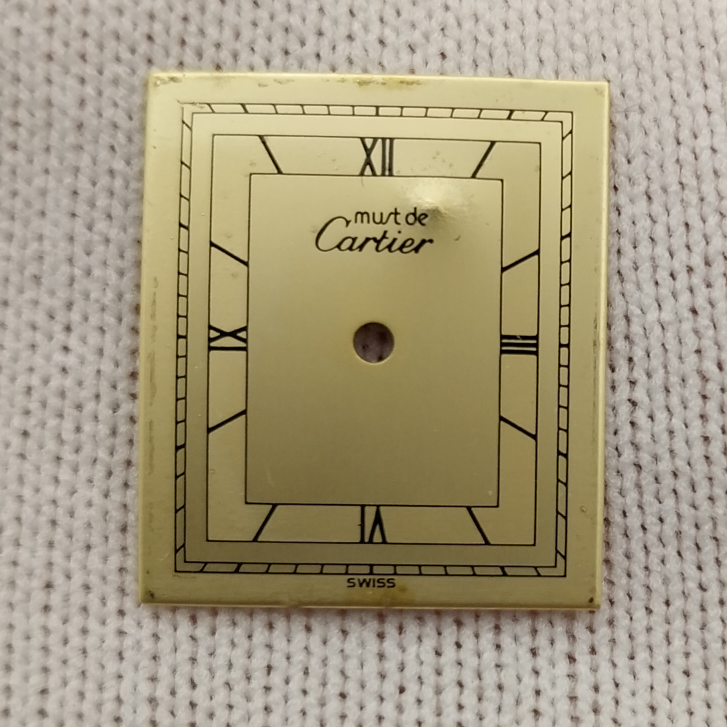 Cartier Must de Cartier Vermeil 21mm x 18mm Dial