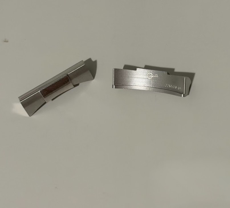 22mm 904L Steel Band End Link Fits Rolex Explorer 2 42mm 226570 Rubber Strap