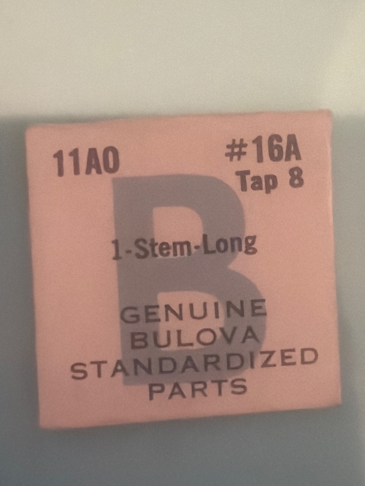 Bulova #16A #16B #16C # 16W – Winding Stem Various Calibers Factory Sealed – NOS
