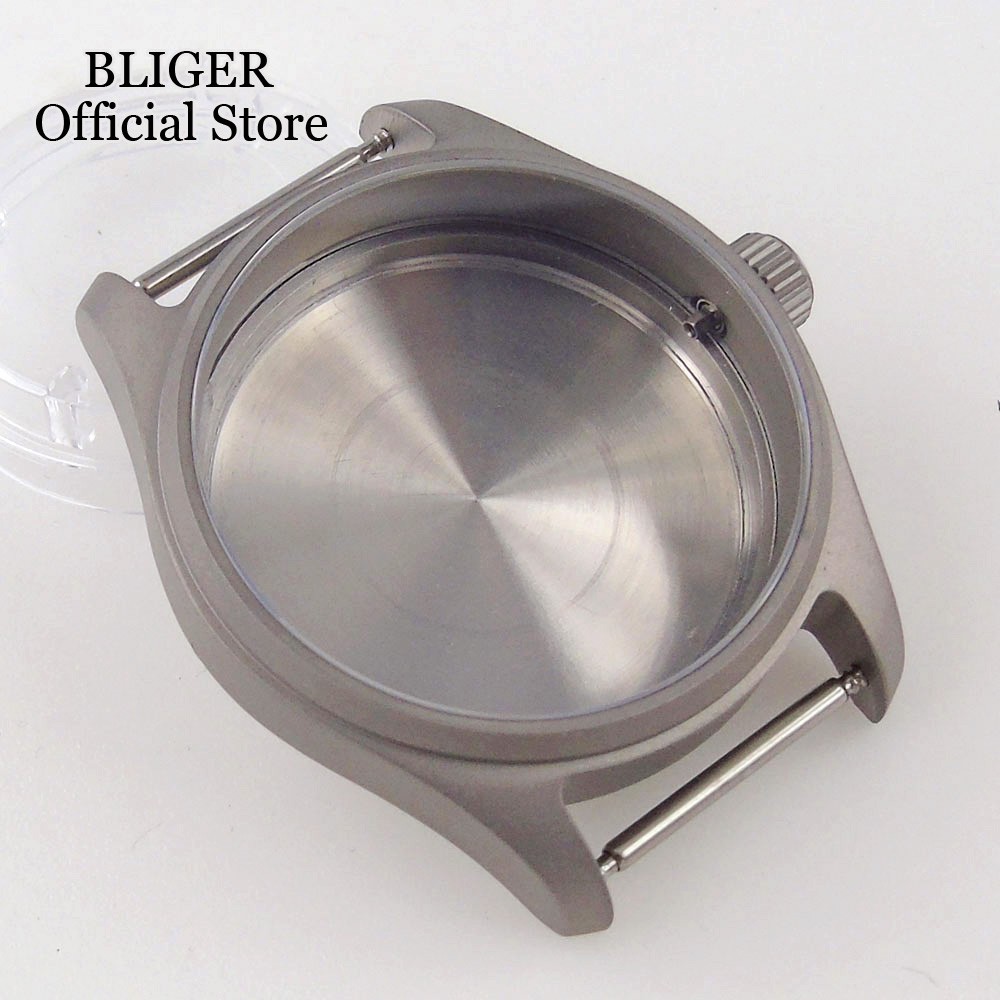 39mm 200M Waterproof Titanium Dive Watch Case NH35 Pilot 33.5mm Dial Sapphire