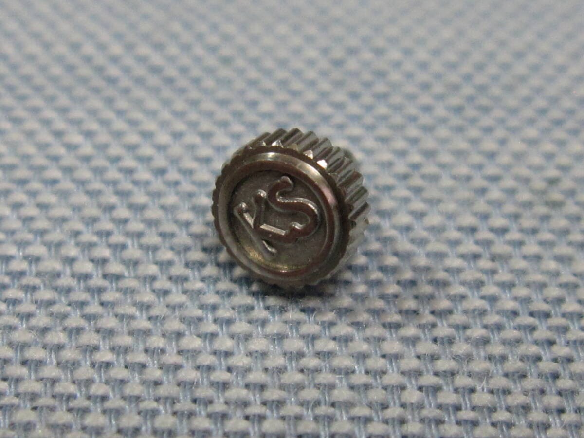 Genuine SEIKO King Seiko 52KS Crown 45M09E & Stem 354026 Silver 5245 NOS