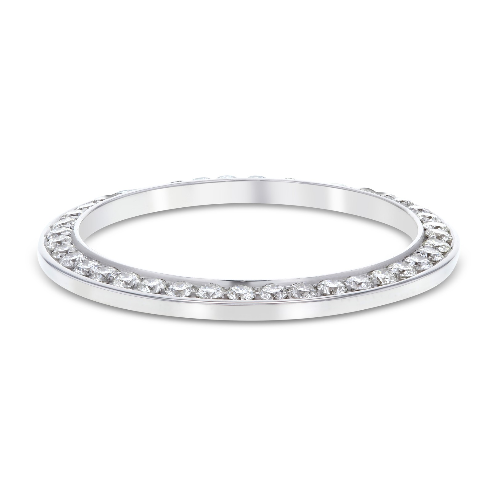 MENS 3CT BEAD SET LAB CREATED DIAMOND BEZEL FOR ROLEX 36MM DATEJUST, PRESIDENT