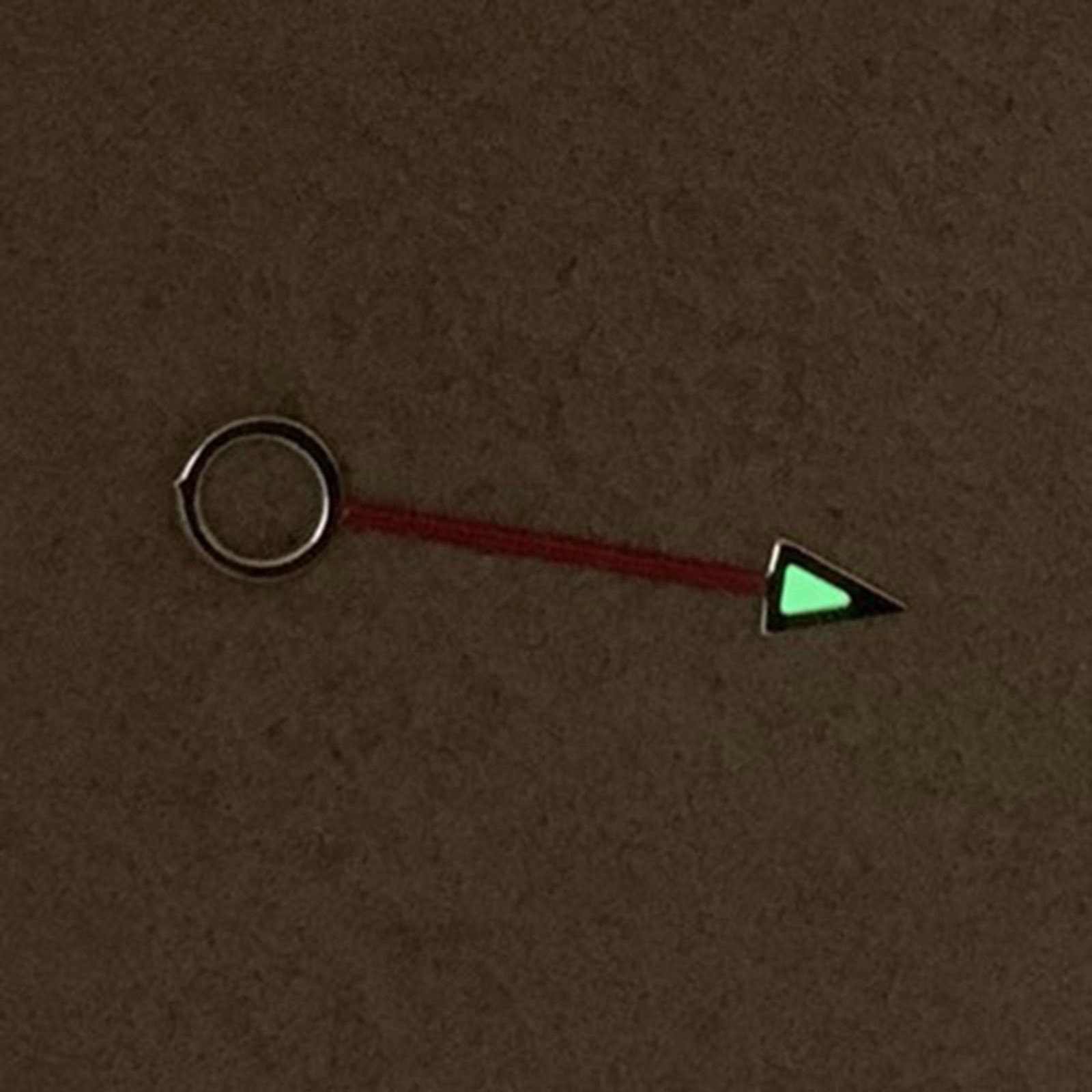 For NH34 Watch Movement GMT Watch Hand Night Green Luminous Watch Pointer 1PIN