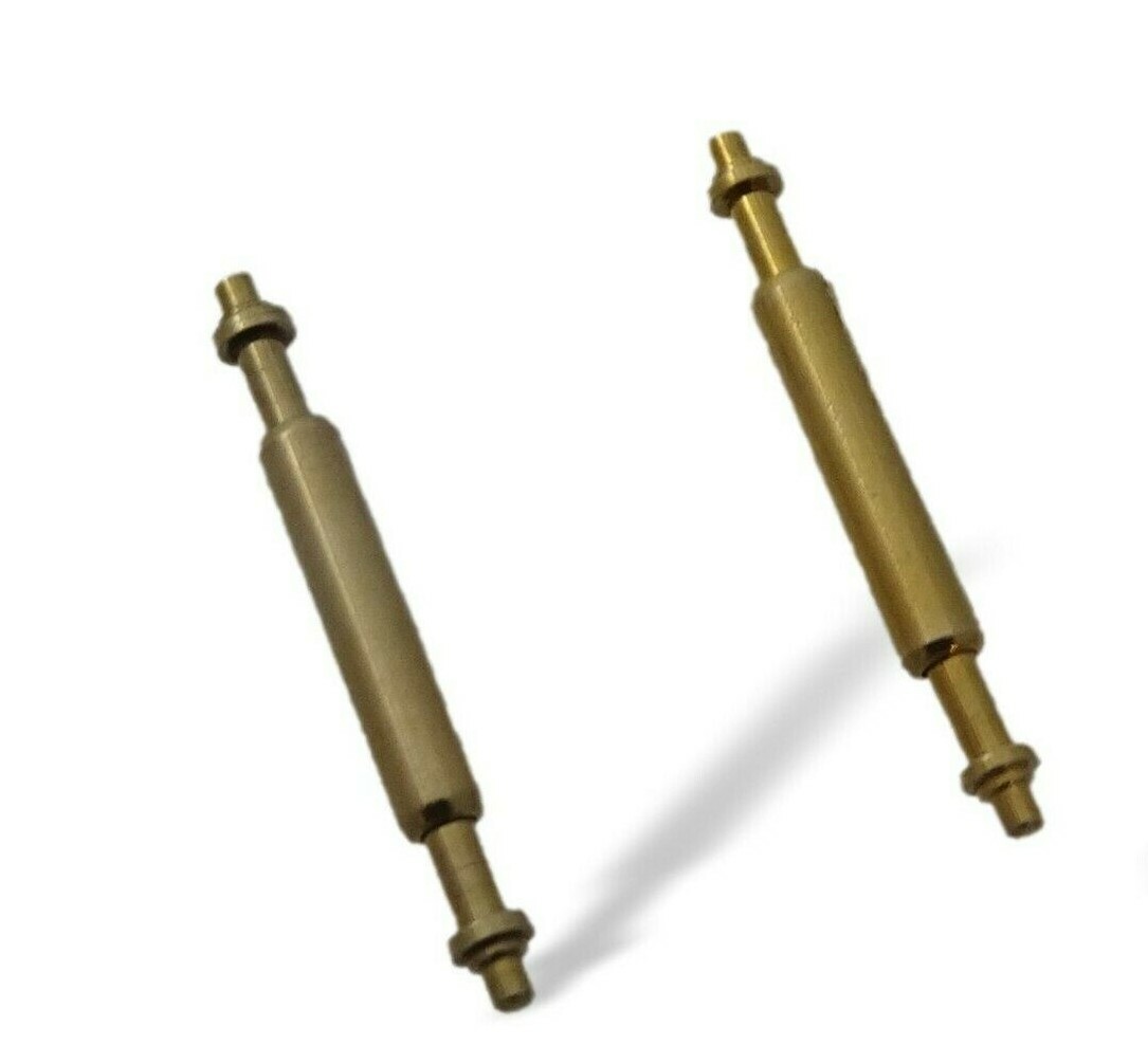 2 Rolex18k Yellow Gold Watch Datejust Pins Spring Bar 6917 69178 13mm 23-9361