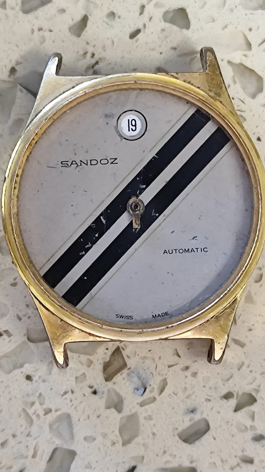 ETA 2873 MOVEMENT with Dial Not Work Good balance FOR PARTS USED