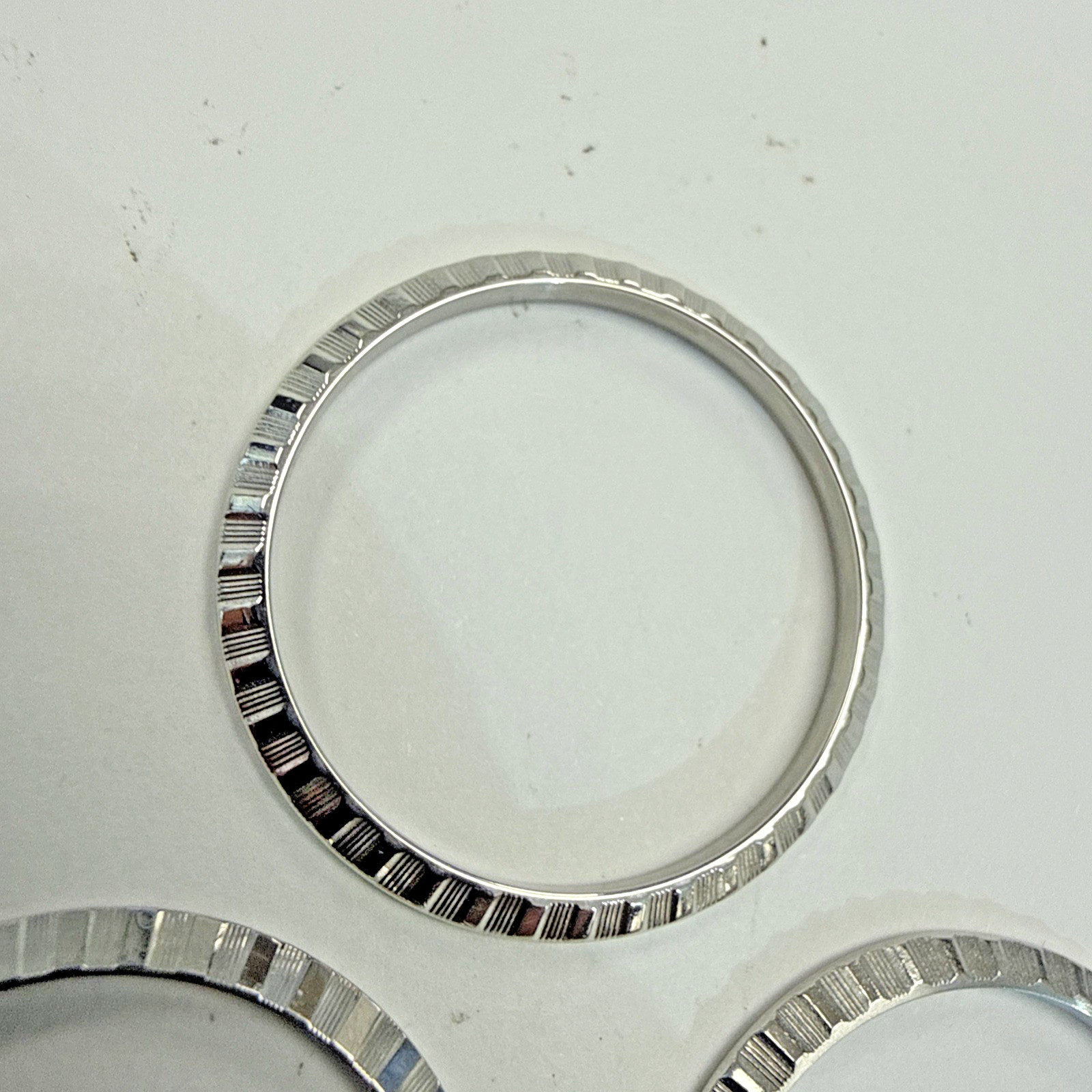 Rolex 79240 69240 Ladies Stainless Steel Engine Turned Bezel