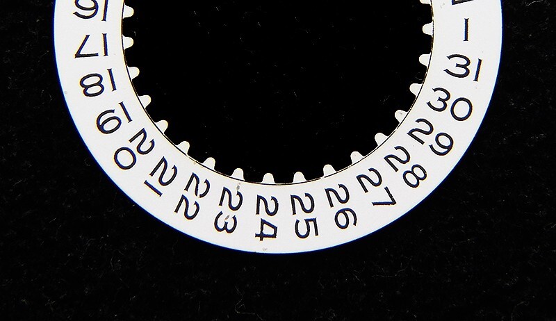 Vintage Genuine Rolex 3135 3175 3185 Closed 6 & 9 White Date Disc Watch Wheel