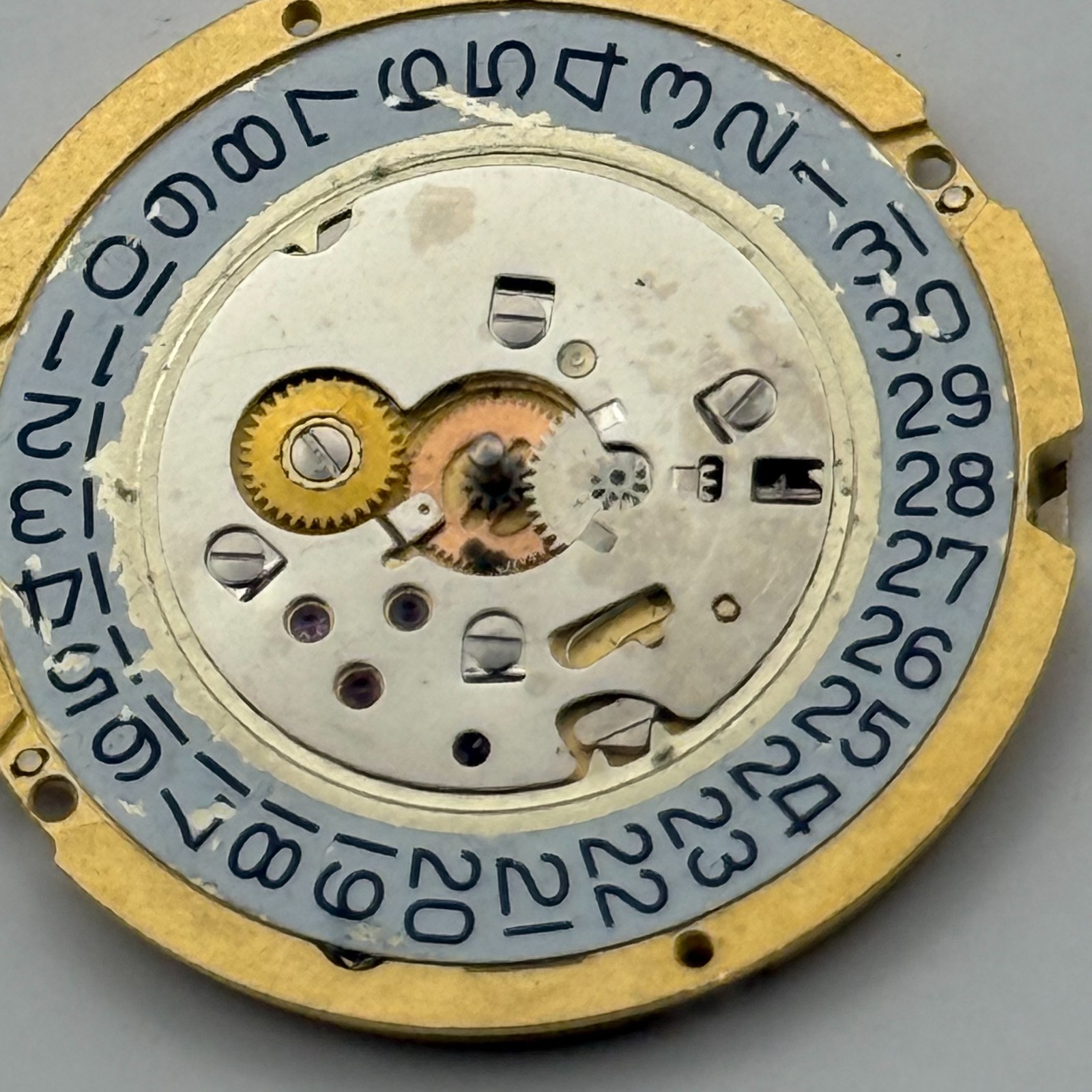 Ronda 1006 Watch Movement Quartz Swiss Date 8 Jewels Vintage Parts Repair 23.9mm