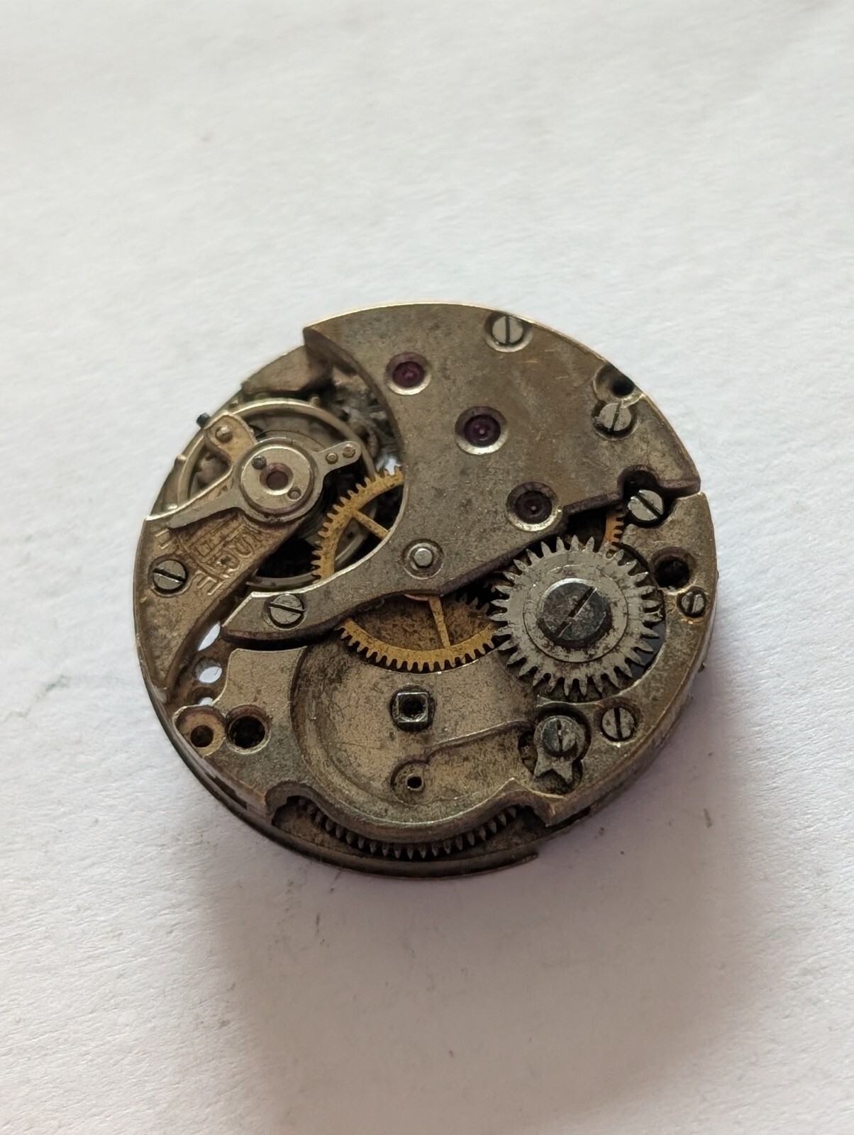 Vintage Cupillard 233 Mechanical Watch Movement (Untested)