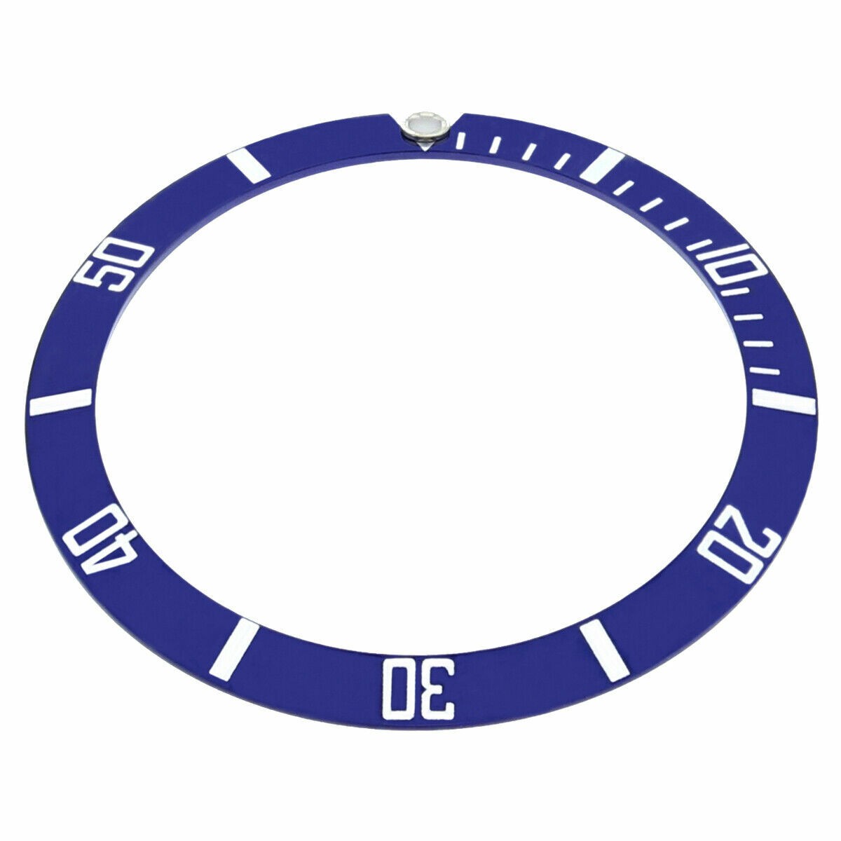 BEZEL INSERT FOR 40MM ROLEX SUBMARINER NO DATE 14060 14060 M WATCH BLUE