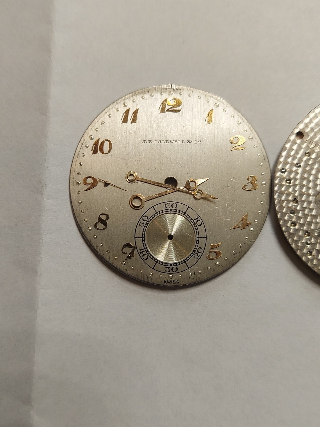 E.Koehn Collectible P.W.Movement For J.E.Caldwell 19 Jewels 5 Adj.mens Swiss