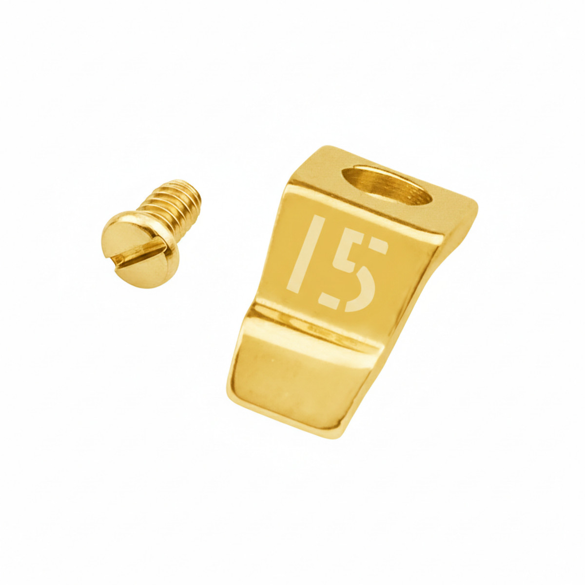 Gold 15 Bezel Rider Tab Marker Replacement For Breitling Colt Chronograph