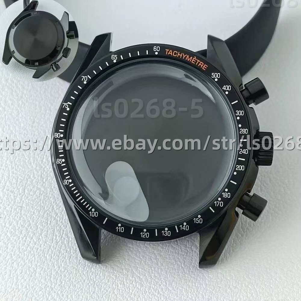 40mm VK63 Watch Case Stainless Steel Fit Quartz Movement