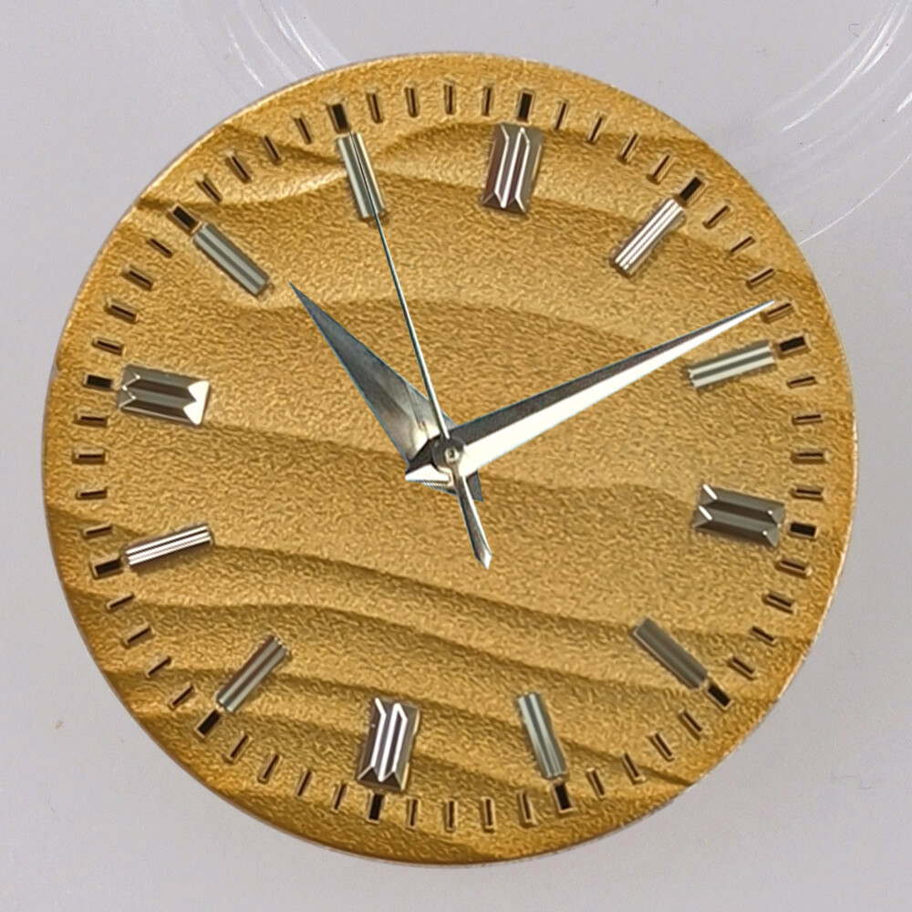 29mm Sand Watch Dial Hand MOD Blue White Brown Fit NH35 NH38 PT5000 Watch Part