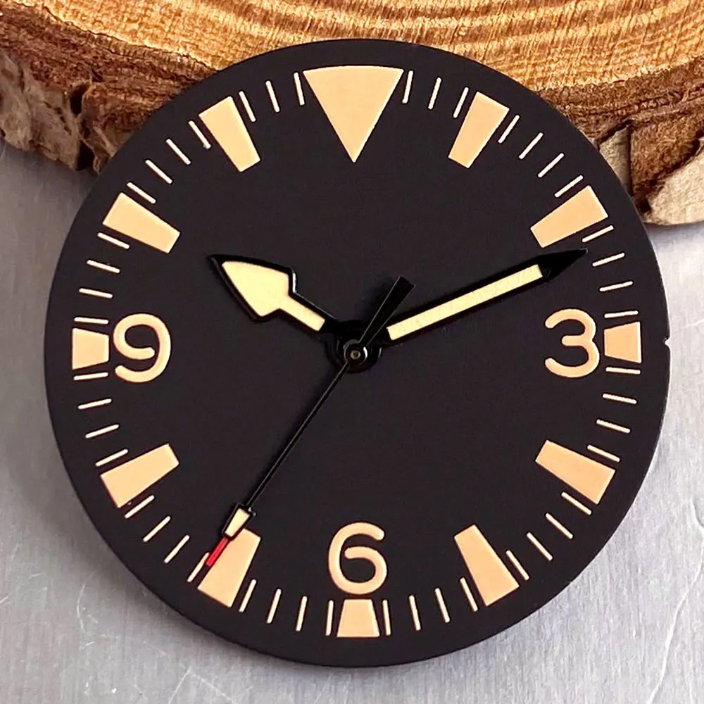 Tandorio New 31mm Vintage NH35 Watch Dial For Miyota 8215/NH35/PT5000 Movement