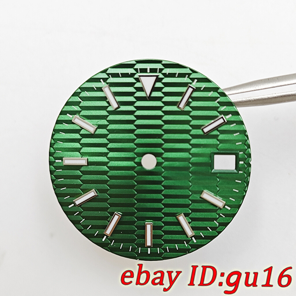 28.5mm Date Window Sterile Dial luminous fit NH35 Automatic movement Accessories
