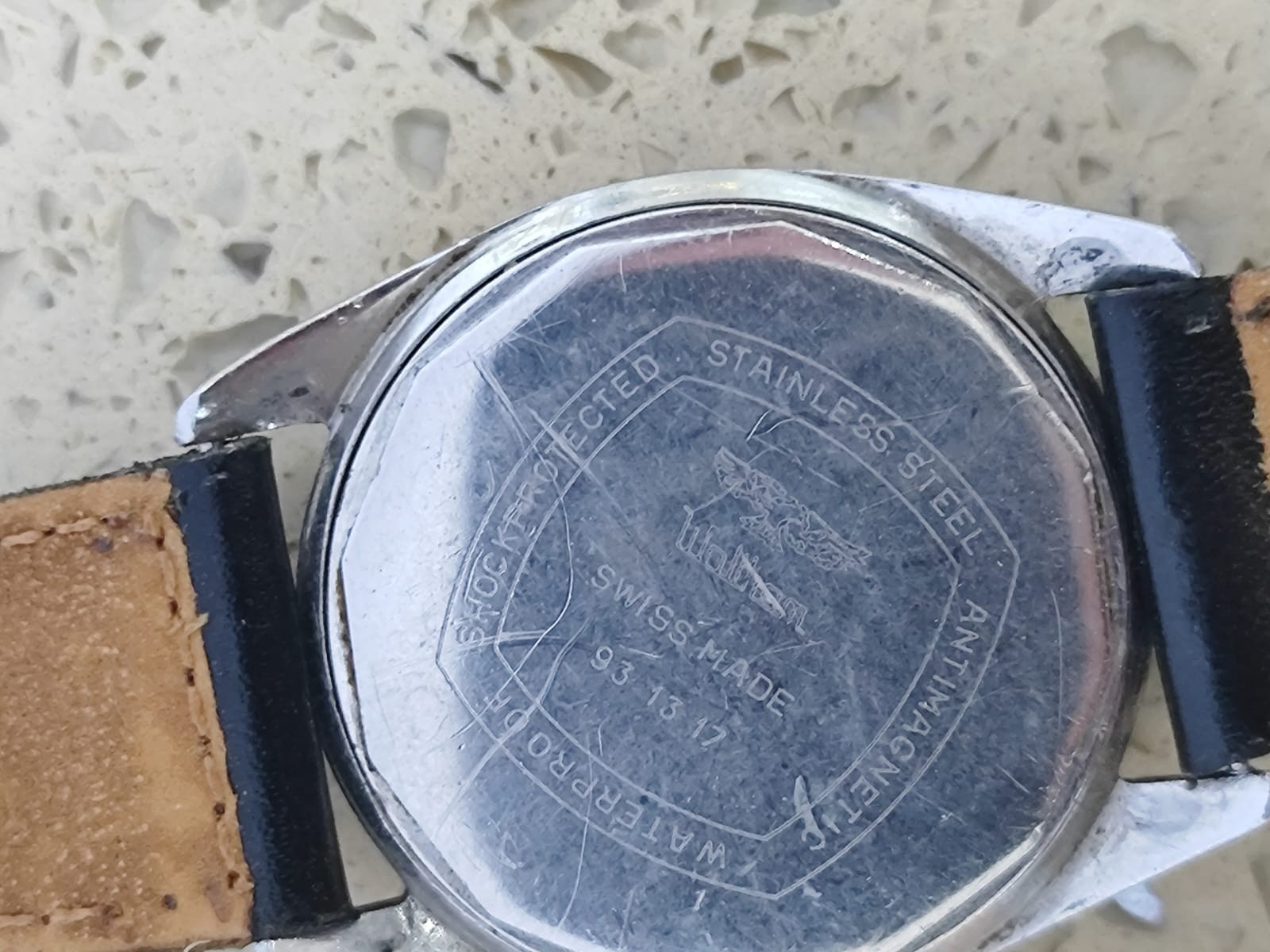 1960 WALTHAM EAGLE WRISTWATCH Mens watchhand wind 34mm Working