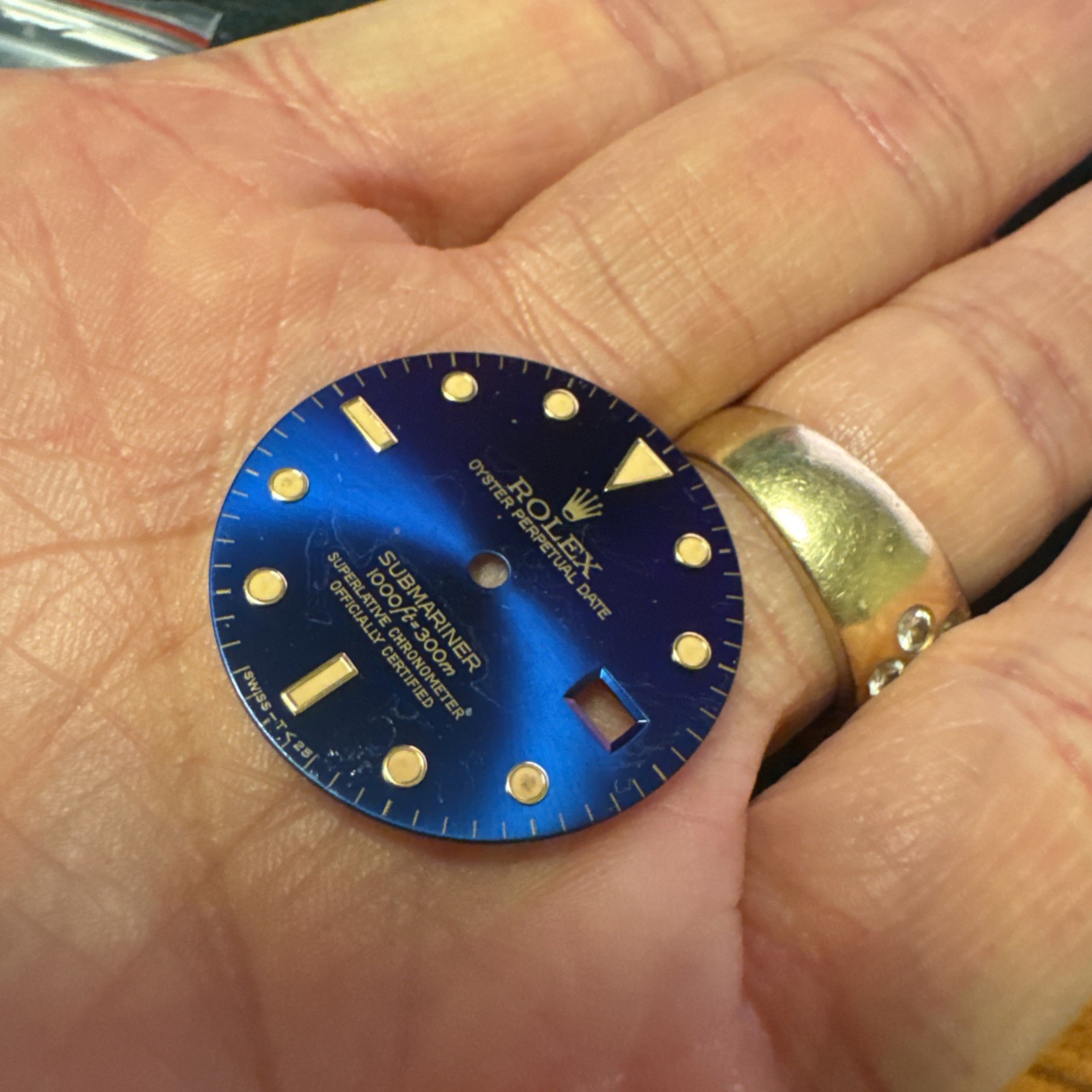 Original Rolex Oyster Submariner Blue Purple 16803 16808 16613 16618 dial (63)