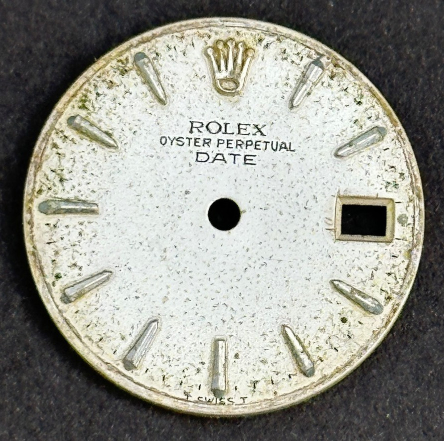 Vintage Rolex Oyster Perpertual Date Watch Dial For 26mm Case 6517 6519 6917