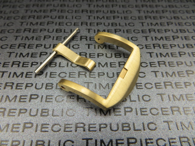 20mm Top Grade Bronze Screw In Thumbnail Buckle 1pc Tang Buckle PANERAI 20