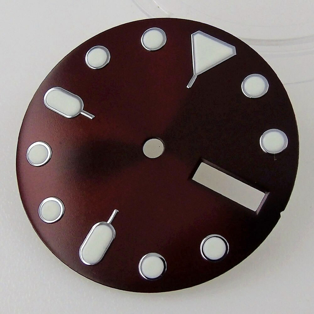 28.5mm Watch Dial Face Fit NH36/NH36A Automatic Movement 3/4 o’clock Luminous