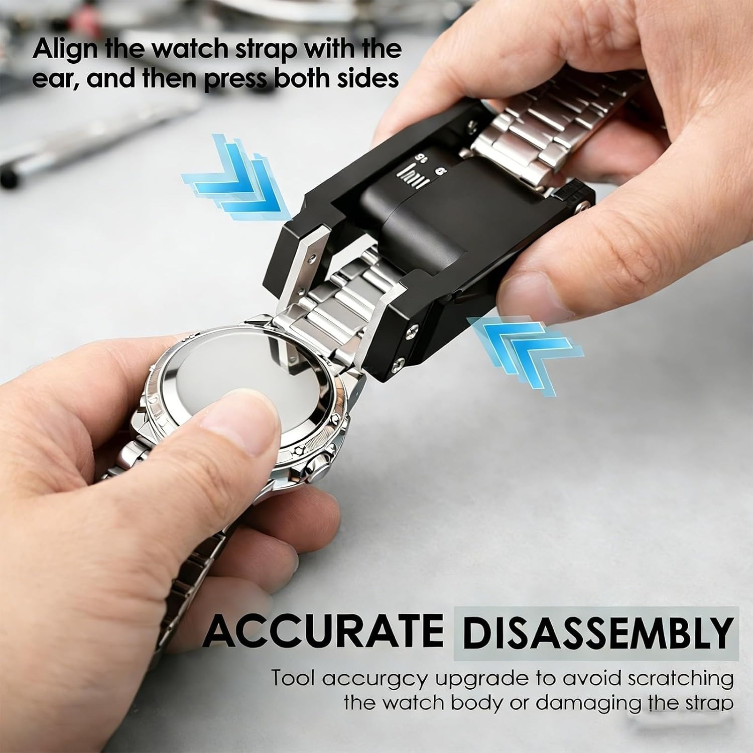 Watch Bracelet Removal Compression Spring Bar Tool for Band Fits12MM-25MM Straps