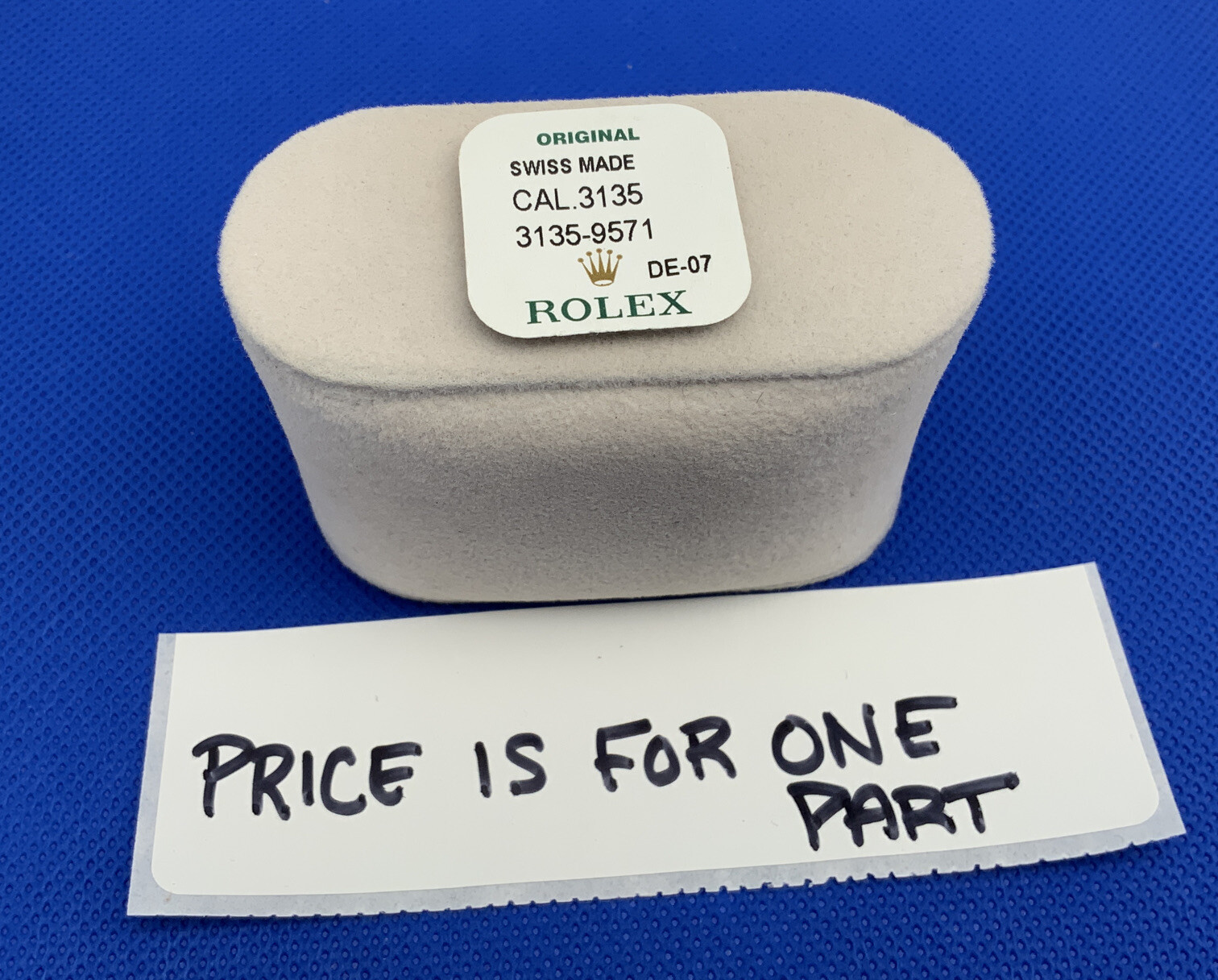 Rolex 3135 9571 Lower Rotor Jewel. ONE Part. Genuine New Old Stock