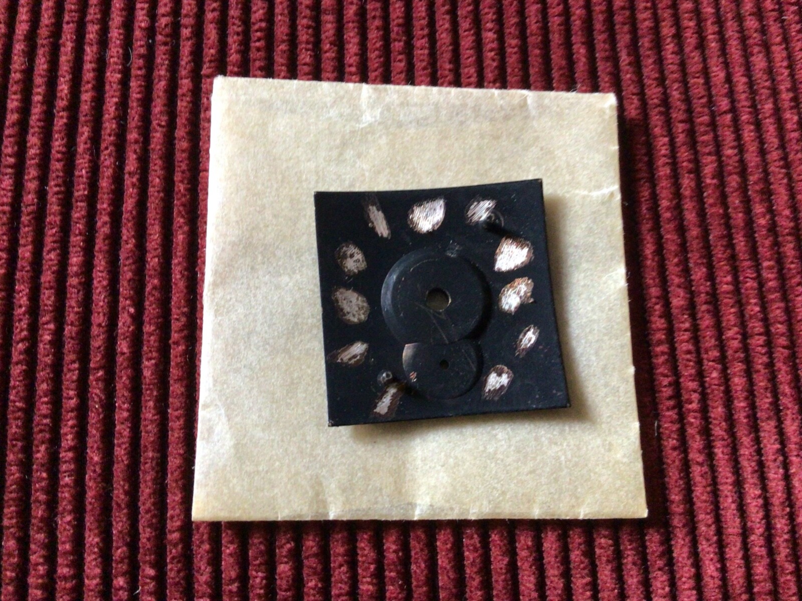 Vintage 1952 Hamilton “Gloss Black Ryan Model Wrist-Watch Dial” NOS Minty !!! 
